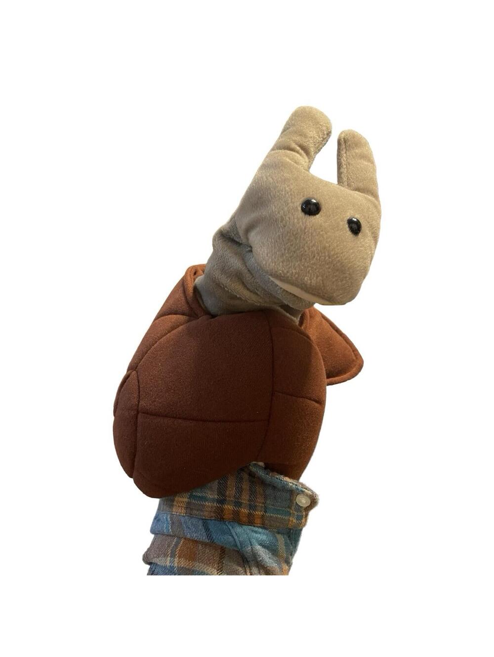 Folkmanis Snail Hand Support 13” Full Body Moveable Mouth Stage Puppet